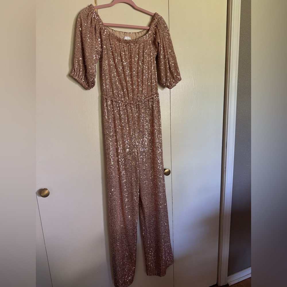 Venus Sequin Embellished Jumpsuit